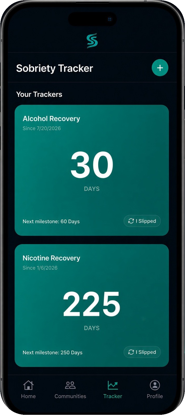 Sober Stride sobriety tracker